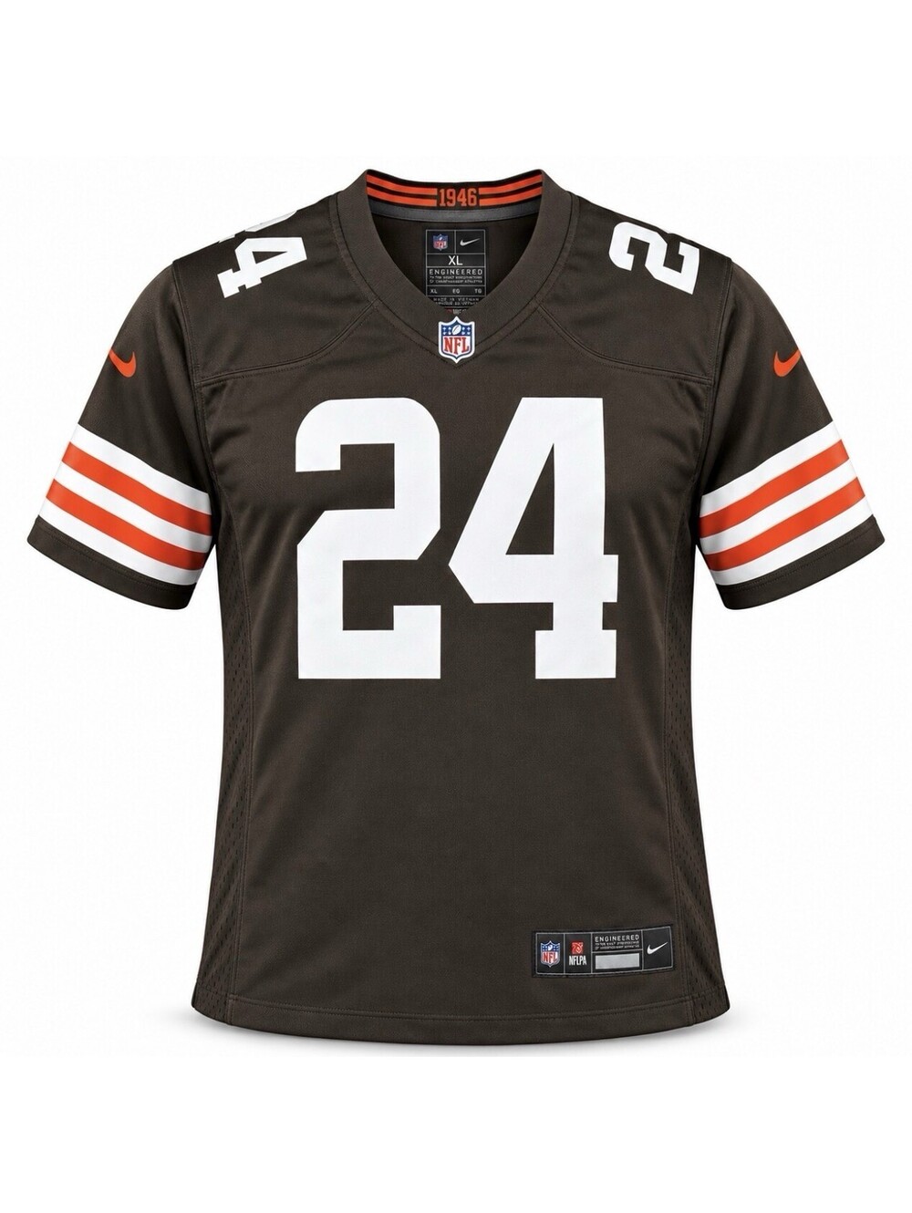 Nike Nick Chubb #24 Cleveland Browns NFL Football Jersey Men's XL Brown New